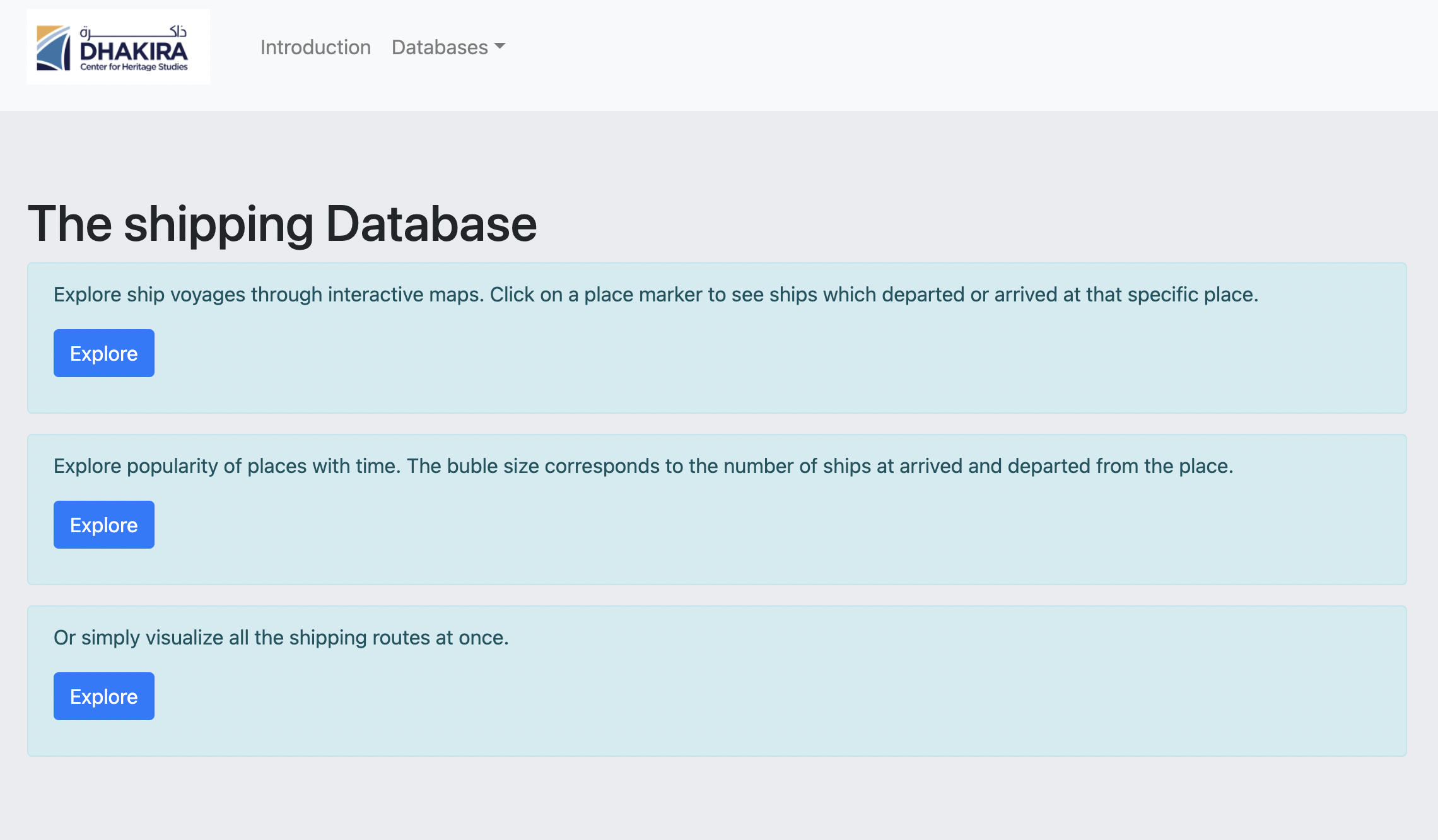 DHAKIRA Heritage Database