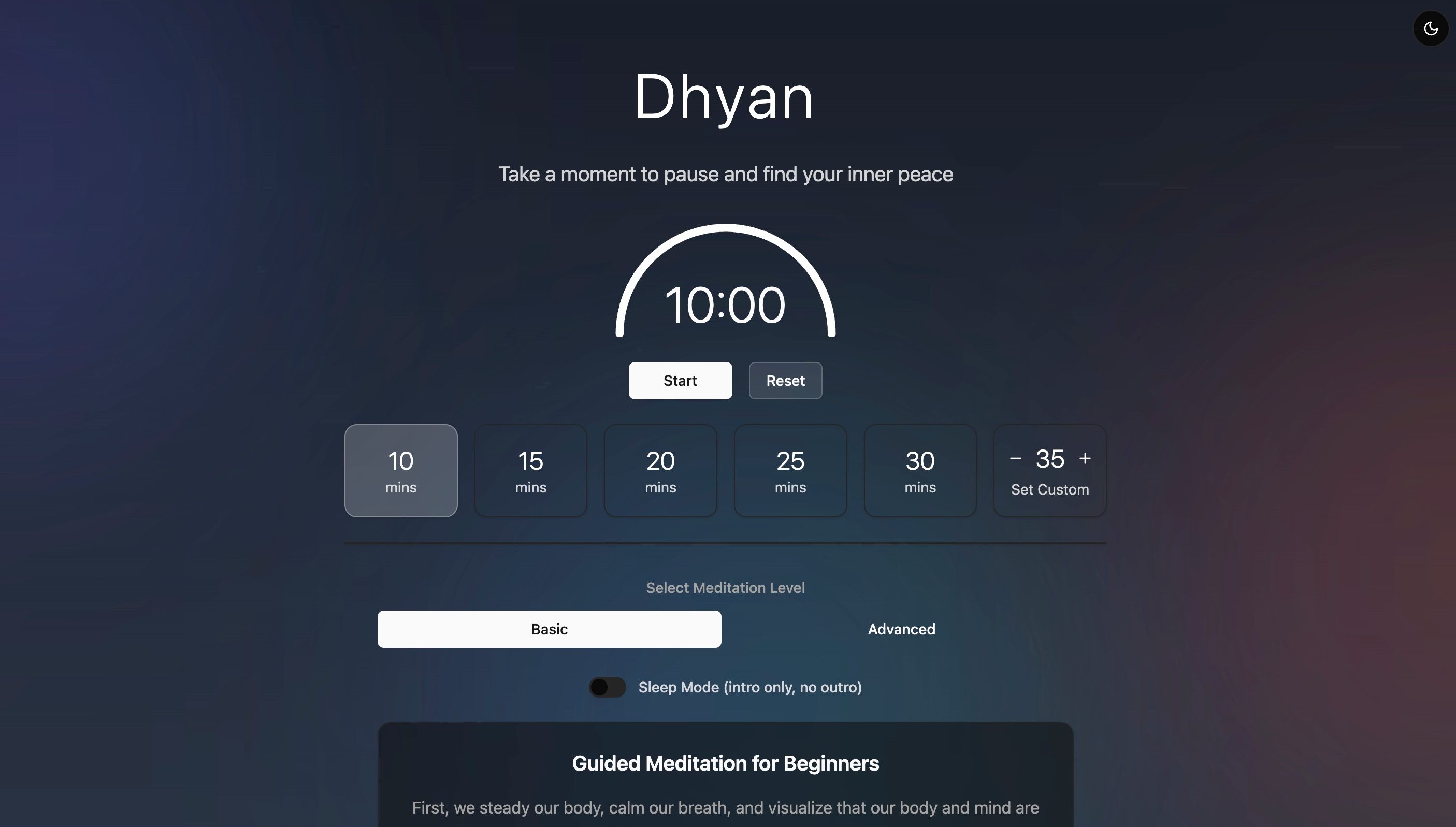 Medytate - Meditation App